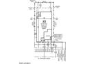 Detailed site plan showing the property's layout, including the house, driveway, and surrounding block walls at 8836 W Orange Dr, Glendale, AZ 85305
