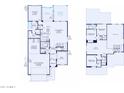 Detailed floor plan showcasing the layout of this spacious home, including bedrooms, bathrooms, and the open-concept living areas at 6354 W Rushmore Way, Florence, AZ 85132
