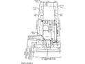 Lot plan for a single Gathering home showing the footprint of the house and other dimensions at 17620 W Georgia Ave, Litchfield Park, AZ 85340