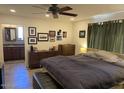 Spacious main bedroom with generous natural light, ample closet space and en-suite bathroom at 3924 E Cortez St, Phoenix, AZ 85028