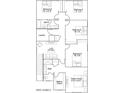 Second floor layout featuring five bedrooms, laundry, two bathrooms, and a loft at 9550 W Catalina Dr, Phoenix, AZ 85037