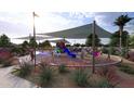Inviting community playground with modern equipment and sun shades for enjoyment at 16714 W Audrey Ln, Surprise, AZ 85387