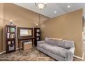 Cozy sitting area featuring tile floors, and neutral colors at 4038 E Wrangler Ct, Gilbert, AZ 85297
