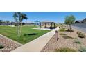 Inviting community park featuring a picnic area, playground, and well-maintained landscaping at 3557 E Audrey Dr, San Tan Valley, AZ 85143