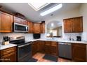 Well-equipped kitchen with stainless steel appliances, granite countertops, and ample cabinet space at 8500 E Southern Ave # 510, Mesa, AZ 85209
