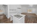 New kitchen with large sink and stainless steel faucet at 471 W Gascon Rd, San Tan Valley, AZ 85143