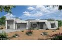 Stunning modern home with desert landscaping, a neutral palette, and mountain views at 1904 E Creek Canyon Rd, Phoenix, AZ 85086