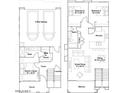 Detailed floorplan showcasing the layout of this 2-story home at 8149 E Petunia Ave # 1007, Mesa, AZ 85212
