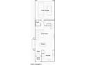 Layout featuring a 2-bay garage, great room, powder room, dining area, entry and kitchen at 9739 W Catalina Dr, Phoenix, AZ 85037