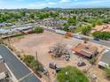 Aerial view of a spacious lot surrounded by established neighborhood homes ready for development at 1137 E 5Th Ave, Mesa, AZ 85204
