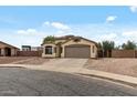 Lovely single-story home with an attached two-car garage and desert landscaping for easy maintenance at 13438 N 130Th Ln, El Mirage, AZ 85335