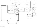 Detailed floorplan showcasing the layout of this spacious home including 4 bedrooms and a large garage at 34449 N Elk Run Rd, San Tan Valley, AZ 85143