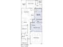 Detailed floor plan showcasing the layout of the home, including bedrooms, bathrooms, kitchen, and living spaces at 17345 W Smoketree Dr, Surprise, AZ 85387