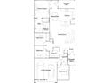 Detailed floor plan featuring 4 bedrooms, 2 baths, kitchen, and a two-car garage at 17348 W Smoketree Dr, Surprise, AZ 85387