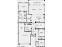 Detailed floor plan showcasing the layout of the home's primary suite, kitchen, and bedrooms at 10201 W Weldon Ave, Avondale, AZ 85392