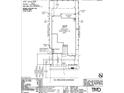 Community site plan showing the layout of the home, outdoor living area, and garage on the property at 10201 W Weldon Ave, Avondale, AZ 85392