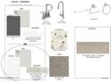 A color scheme showing cabinet, counter and flooring options at 39965 W Sparks Ln, Maricopa, AZ 85138