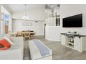 Spacious living room featuring vaulted ceilings and an open-concept design at 3126 W Stephens Pl, Chandler, AZ 85226