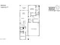 Detailed floor plan showcasing a 1339 sq ft home with a spacious great room, three bedrooms, and a two-car garage at 18261 W Soft Wind Dr, Surprise, AZ 85387