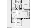 Second story floorplan featuring bedrooms, loft, bathrooms, and primary suite at 7668 W Nosean Rd, Peoria, AZ 85383