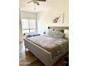 Cozy bedroom with stylish decor, plush bedding, and ample natural light at 9600 N 96Th St # 267, Scottsdale, AZ 85259
