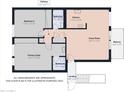 Detailed floor plan showcasing the layout of the home with labeled rooms and dimensions at 3500 N Hayden Rd # 206, Scottsdale, AZ 85251