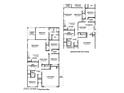 Detailed floor plan showcasing the layout of the home, highlighting room sizes and relationships at 24052 W Pima St, Buckeye, AZ 85326
