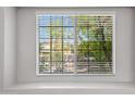A large window with views of lush landscaping from an interior room at 13608 N 19Th Pl, Phoenix, AZ 85022