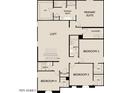 Second floor floorplan featuring primary suite, loft, laundry, and bedrooms 2, 3, and 4 at 15744 W Camden Ave, Waddell, AZ 85355