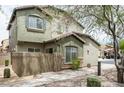 Lovely exterior with block fence, neutral tones, and landscaping create an inviting atmosphere at 3983 E Melinda Dr, Phoenix, AZ 85050