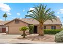 Inviting single-story home featuring desert landscaping and an attached two car garage at 10341 E Dragoon Ave, Mesa, AZ 85208