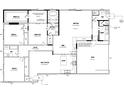 Detailed floor plan of the home showcasing the layout of the living spaces and room dimensions at 3125 N 82Nd Pl, Scottsdale, AZ 85251