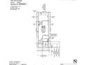 A property map highlighting the outdoor living, driveway and porch of this Spanish-style house plan at 16784 W Hope Dr, Surprise, AZ 85388