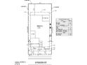 Site plan illustrating property lines, building footprint, driveway, and outdoor spaces for the home at 17636 W Pasadena Ave, Litchfield Park, AZ 85340