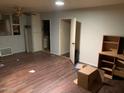 Living room with ample space, open doorway, and potential for customization and a ceiling fan at 660 S 93Rd St, Mesa, AZ 85208