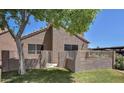 Backyard featuring gated access and lush green lawn at 7040 W Olive Ave # 94, Peoria, AZ 85345
