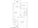 Open-concept first floor plan featuring great room, kitchen, dining room, and 2-bay garage at 23178 W Marguerite Ave, Buckeye, AZ 85326