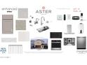 This material palette showcases stylish interior selections with contemporary finishes and neutral tones for a modern aesthetic at 26420 N 24Th Gln, Phoenix, AZ 85085