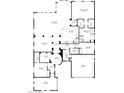 Detailed floor plan showcasing the layout of the home, including room dimensions and locations at 3225 E Cardinal Ct, Chandler, AZ 85286