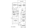 Detailed floor plan showcasing the layout of a modern home with four bedrooms, a spacious great room, and a 2-bay garage at 17479 W Victory St, Goodyear, AZ 85338