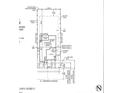 Detailed lot plan showing the property layout, including the house, garage, outdoor living space, and dimensions at 10860 E Tiburon Ave, Mesa, AZ 85212