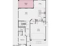 First floor layout showing kitchen, dining, garage, and bedroom with bath at 32499 N 122Nd Ave, Peoria, AZ 85383