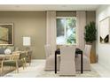 Bright dining room with a table, neutral color palette, large window, and comfortable seating at 4732 E Amethyst Ln, San Tan Valley, AZ 85143
