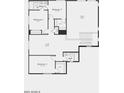 Upstairs floor plan features a loft, three bedrooms, and two bathrooms at 5355 W Sweet Pea Ter, Laveen, AZ 85339