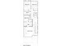 Second floor plan featuring three bedrooms, two baths, walk-in closet and laundry at 3344 S Lotus Ave, Mesa, AZ 85212