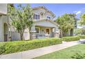 Inviting home with well-maintained landscaping and a charming two-story facade, perfect for families at 3893 E Gideon Way, Gilbert, AZ 85296