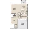 Detailed first floor plan showing kitchen, Gathering room, flex room, garage and dining area at 4248 E Kolin Ln, San Tan Valley, AZ 85143