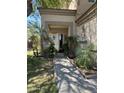 Well maintained front walkway and landscaped entrance with a Welcome sign at the front door at 21873 W Pima St, Buckeye, AZ 85326