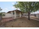 Spacious backyard with mature tree providing shade and privacy, ideal for outdoor activities at 1614 S 6Th Ave, Phoenix, AZ 85003