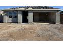 View of the exterior of the home with an attached garage during the building process at 5515 W Piedmont Rd, Laveen, AZ 85339